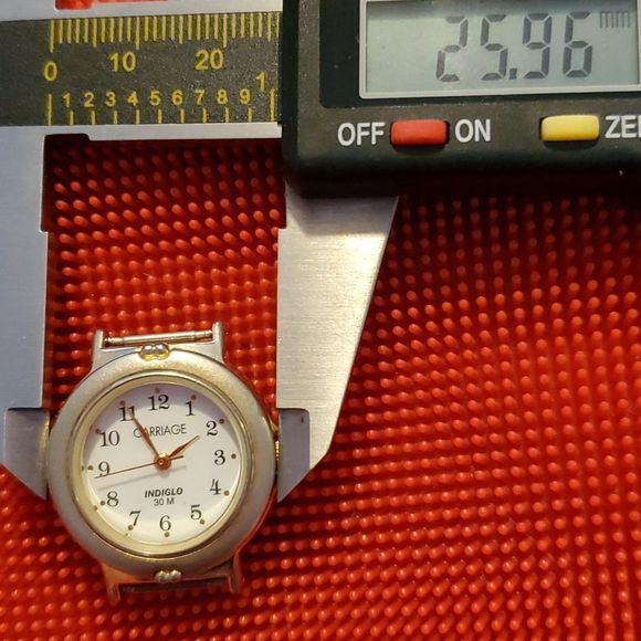 Two Carriage by Timex‎ Indiglo Watches One Without Band - Picture 8 of 9